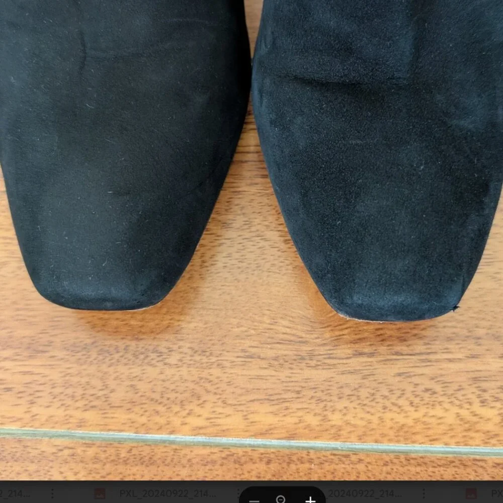 Corso Como Italian ankle boot with bow, leather soles - black - size 8